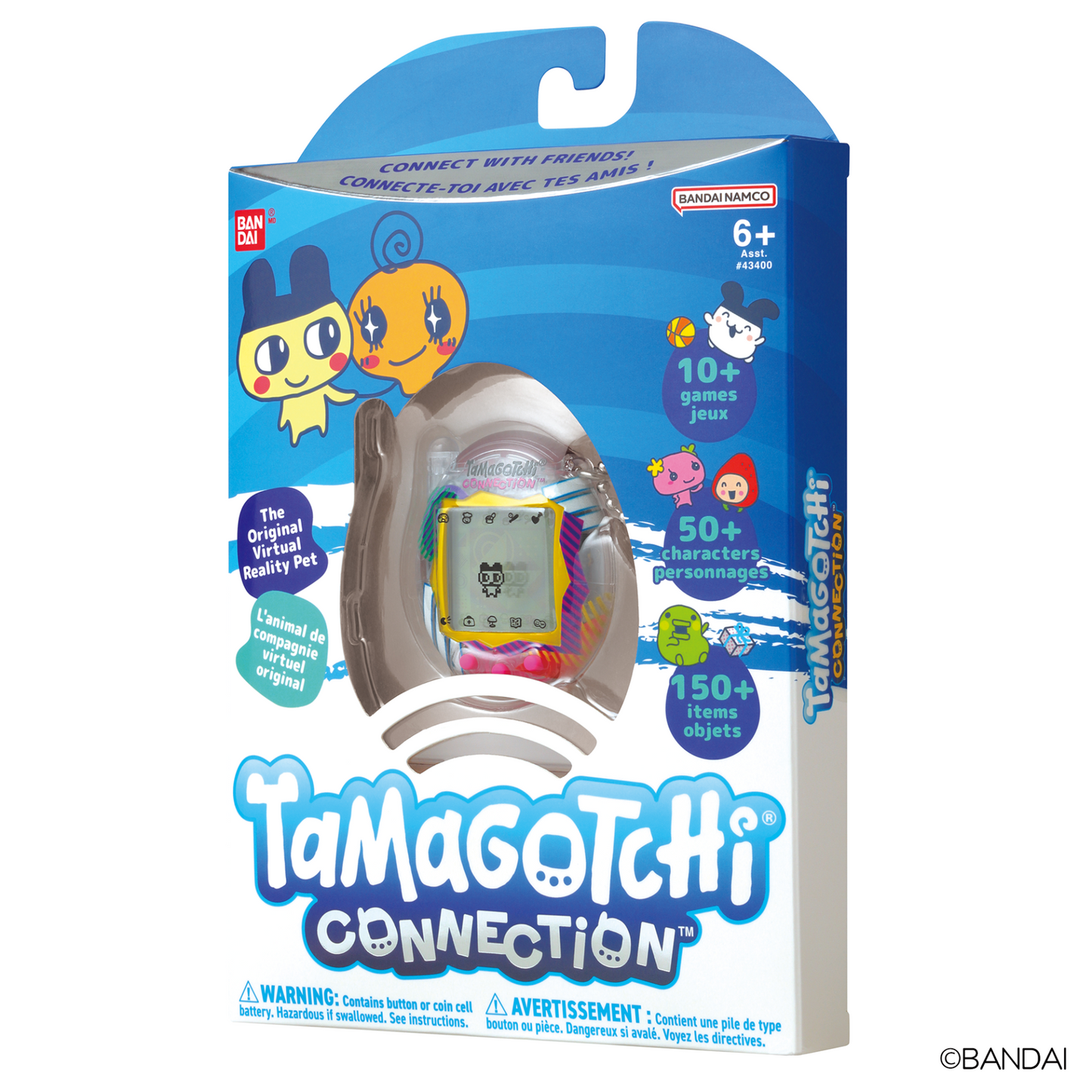 Tamagotchi Connection - Clear Retro