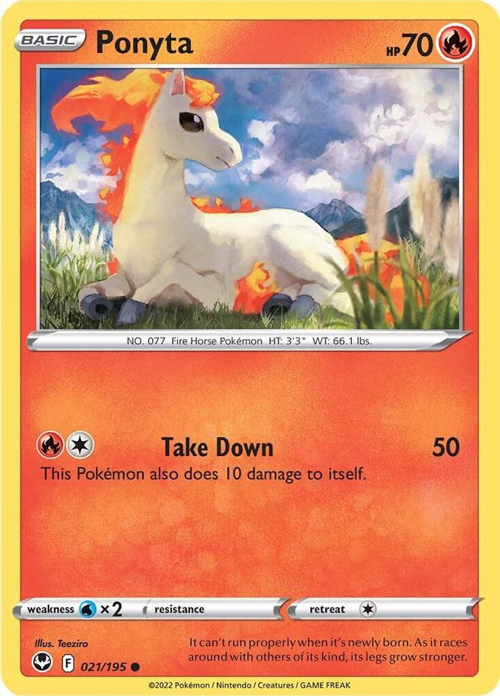 Ponyta 021/195 Reverse Holo Single