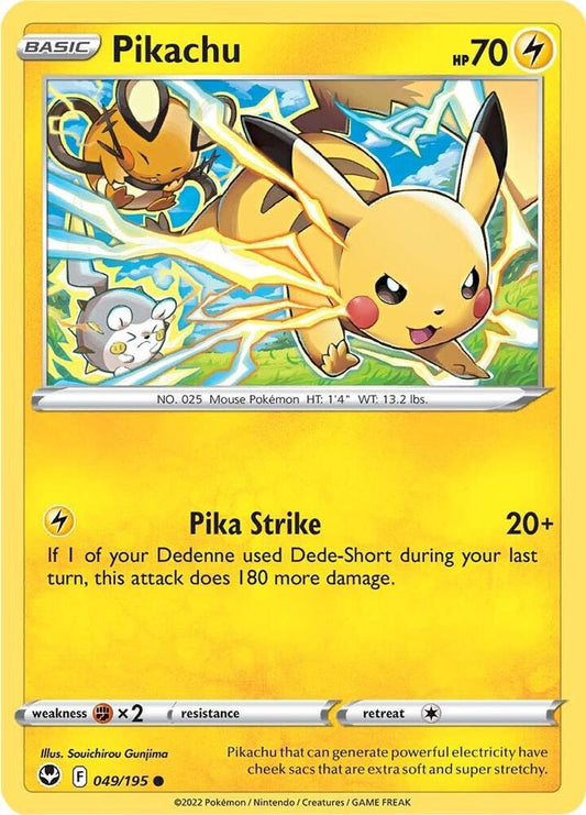 Pikachu 049/195 Reverse Holo Single