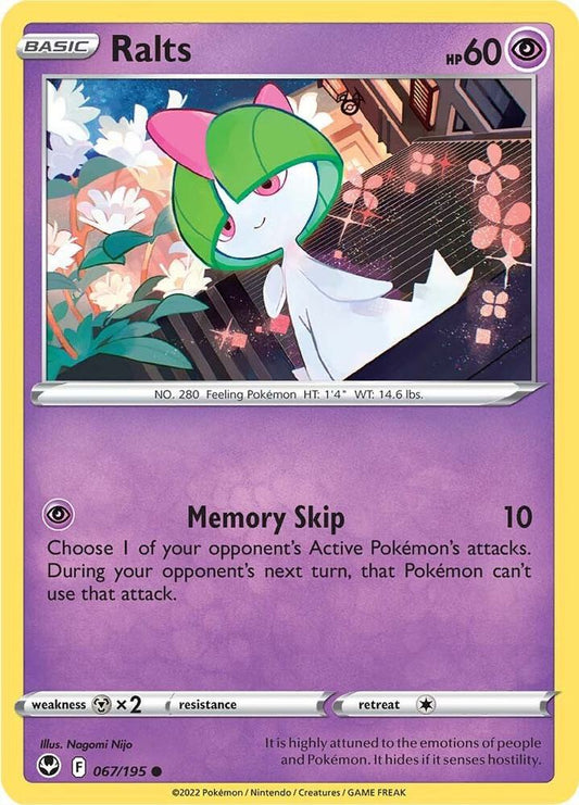 Ralts 067/195 Reverse Holo Single