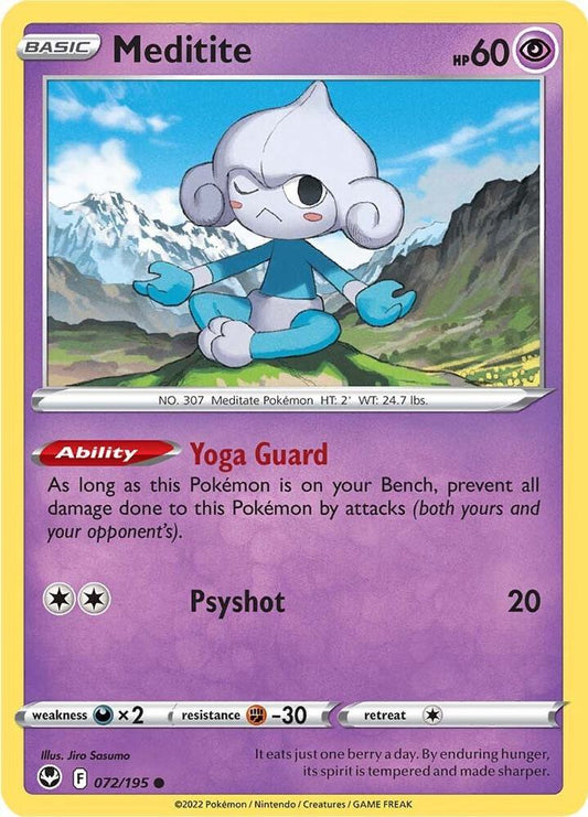 Meditite 072/195 Reverse Holo Single