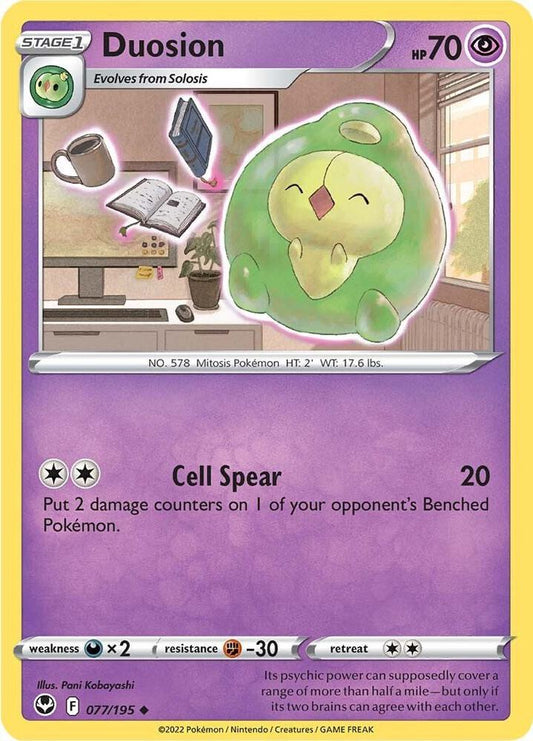 Duosion 077/195 Reverse Holo Single