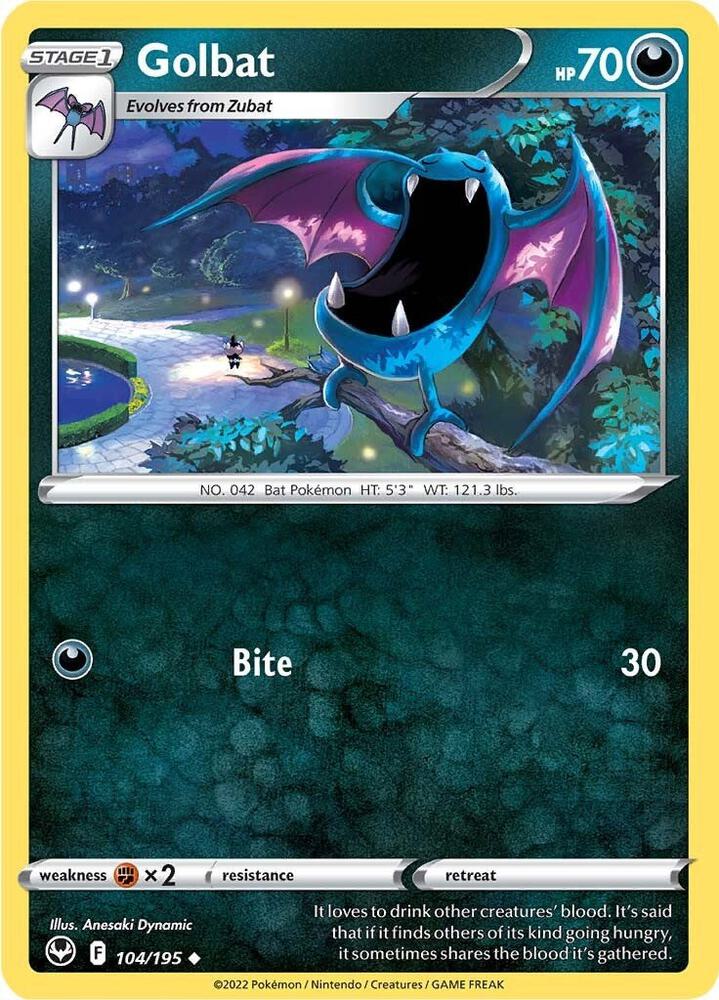 Golbat 104/195 Reverse Holo Single