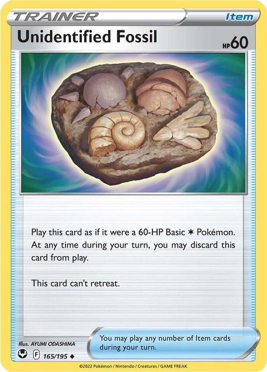 Unidentified Fossil 165/195 Single