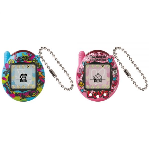 Tamagotchi Connection - True Friends Blue Graffiti and Pink Graffiti