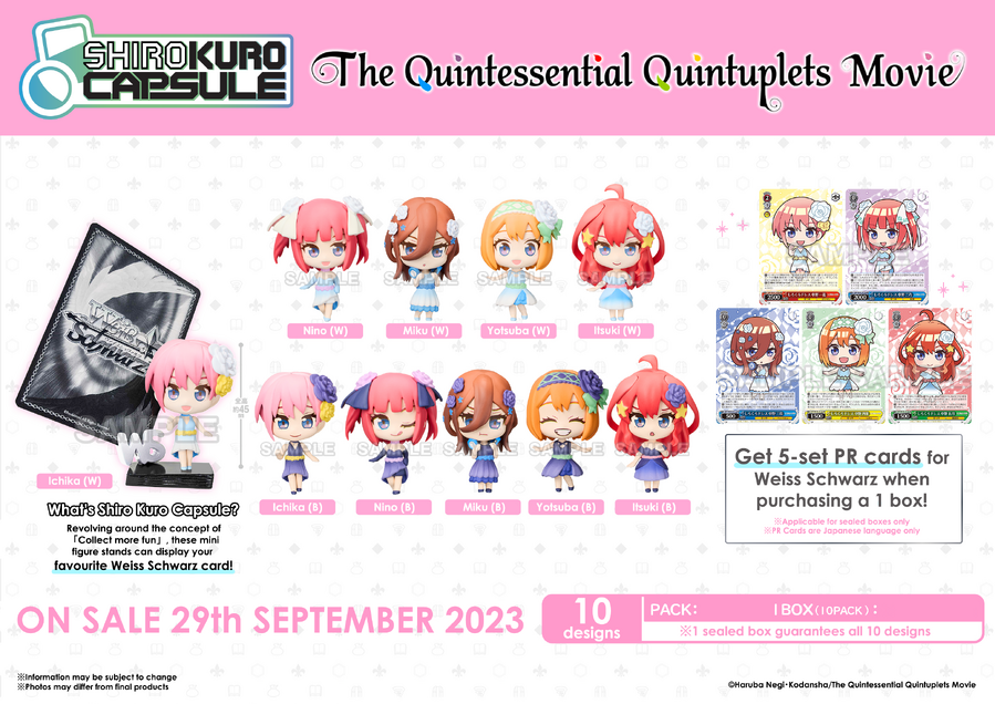 The Quintessential Quintuplets Blind Box