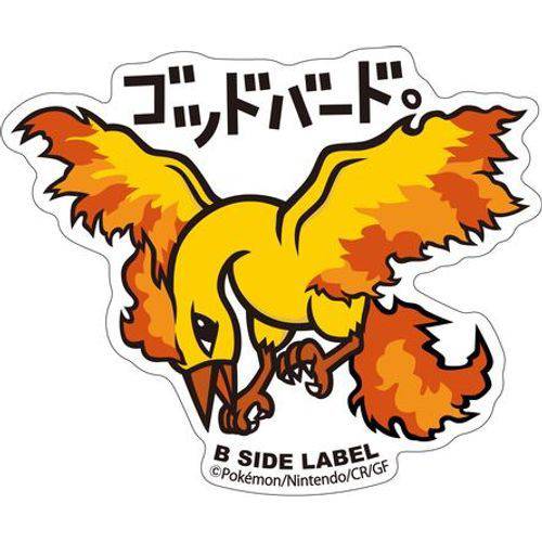 Moltres B-Side Label Pokemon Center Sticker