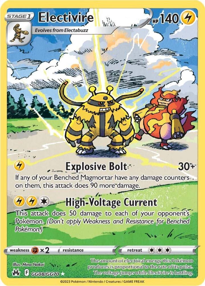 Electivire GG08/GG70 Holo Single