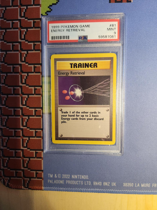 ENERGY RETRIEVAL 81/102 GAME POKEMON PSA 9