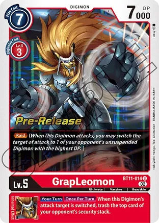 BT11-014 Pre-Release GrapLeomon Single