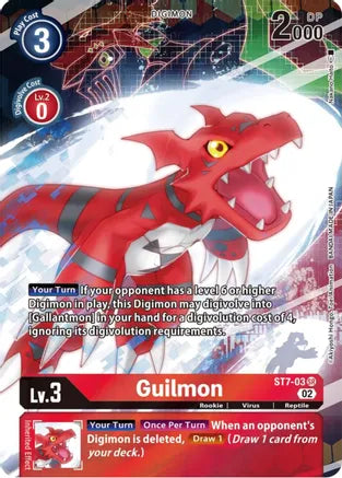 ST7-03 Alt Art Guilmon Single