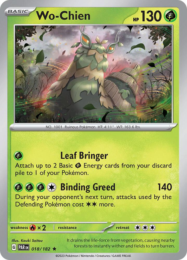 Wo-Chien 018/182 Reverse Holo Single