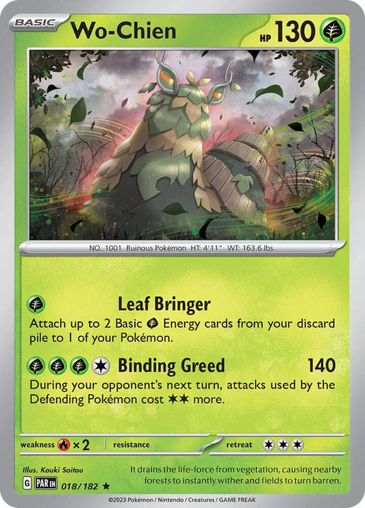 Wo-Chien 018/182 Reverse Holo Single