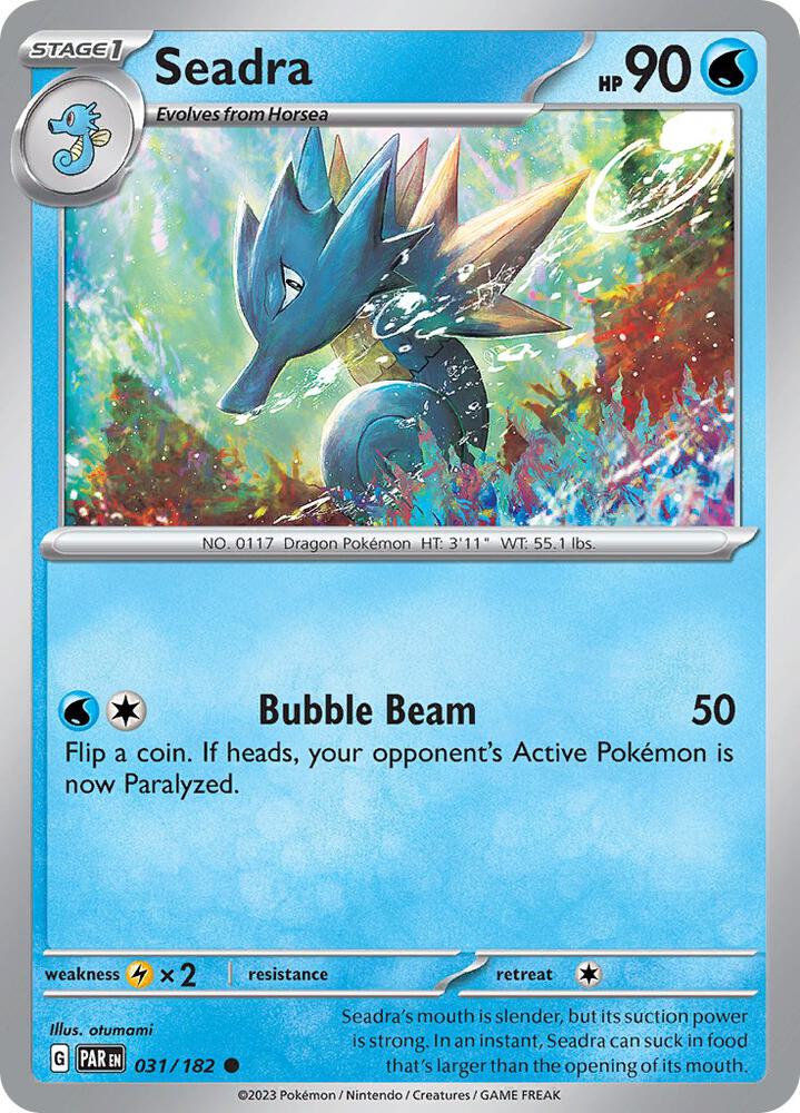 Seadra 031/182 Reverse Holo Single