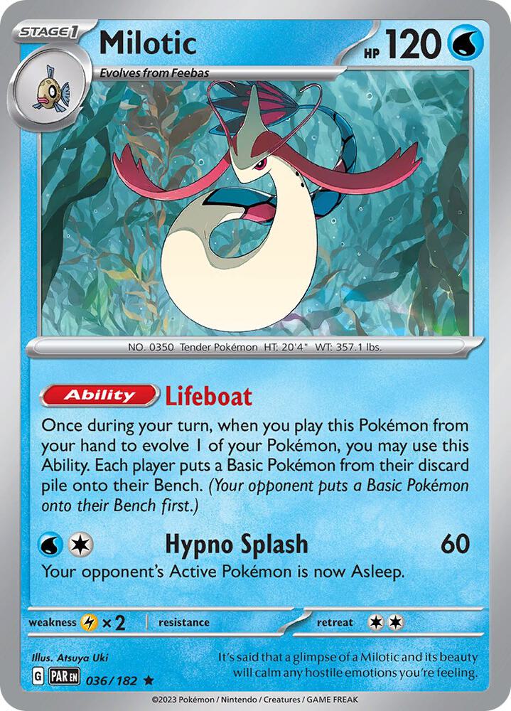 Milotic 036/182 Holo Single