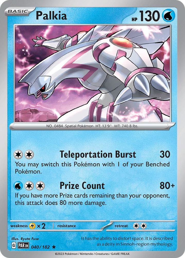 Palkia 040/182 Holo Single