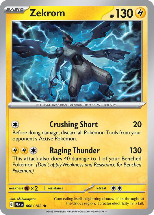 Zekrom 066/182 Holo Single