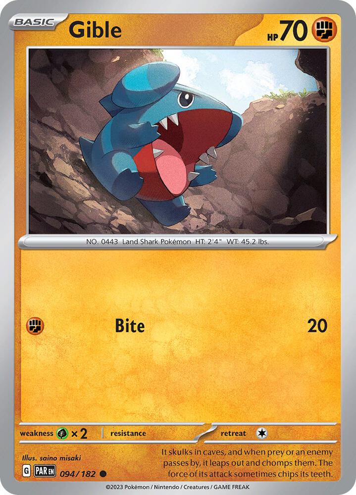 Gible 094/182 Single
