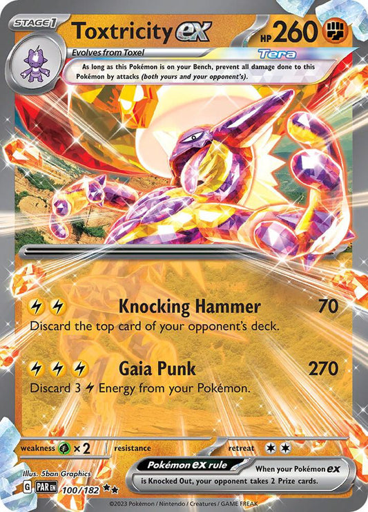 Toxtricity ex 100/182 Holo Single