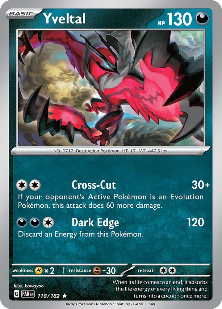 Yveltal - 118/182 Reverse Holo Single