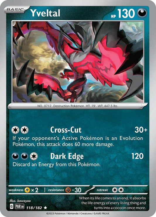 Yveltal - 118/182 Reverse Holo Single