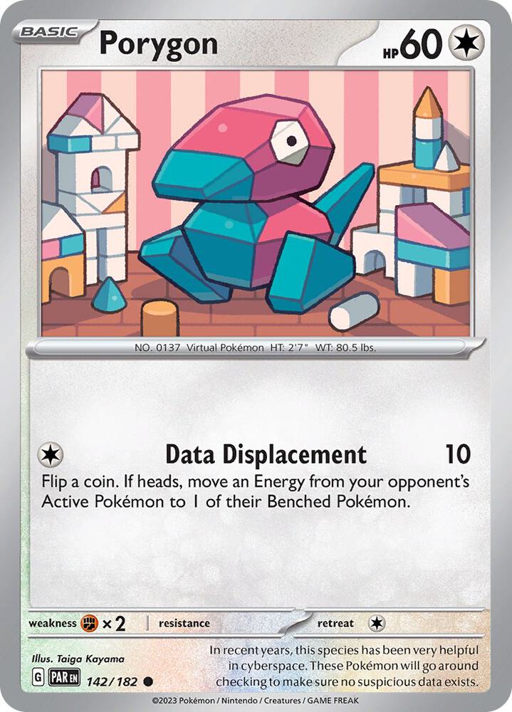 Porygon 142/182 Reverse Holo Single