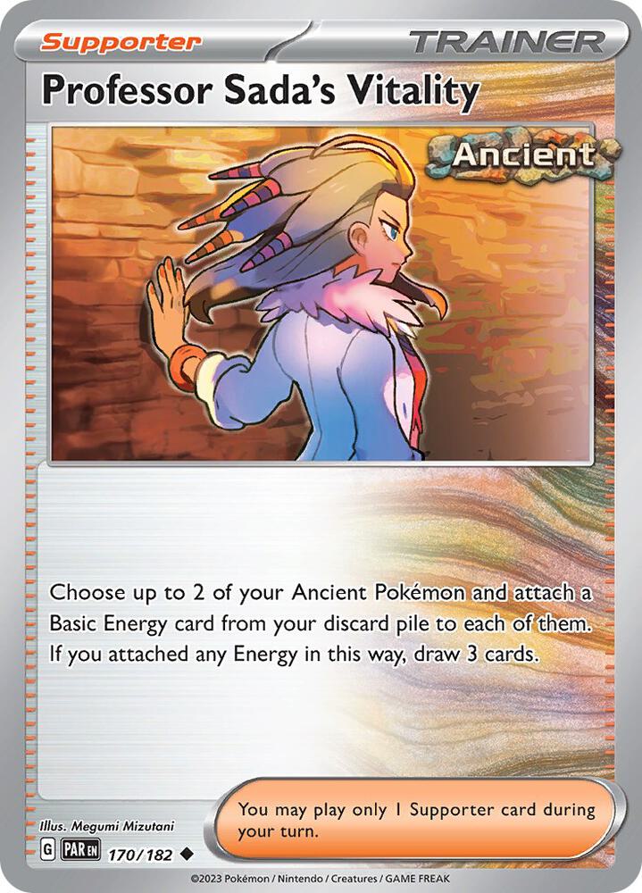Professor Sada's Vitality 170/182 Reverse Holo Single