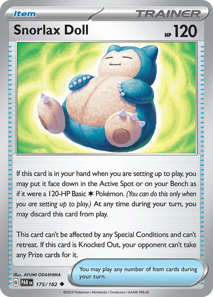 Snorlax Doll 175/182 Single