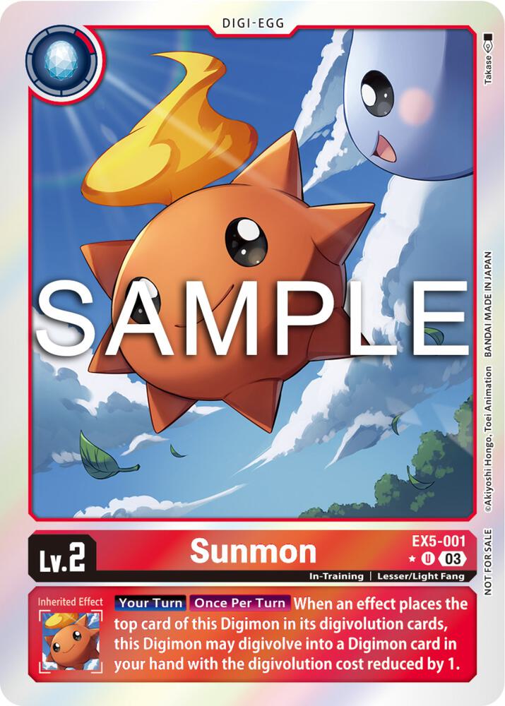 EX5-001 Sunmon Box Promotion Single