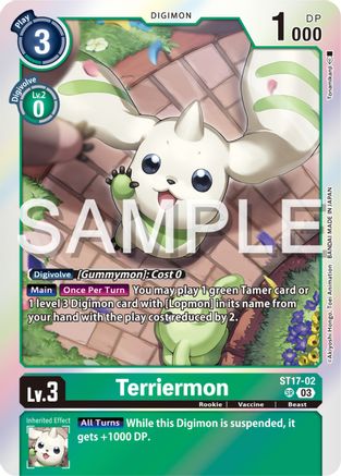 ST17-02 Terriermon Single