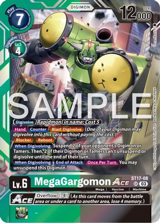 ST17-08 MegaGargomon Ace Single