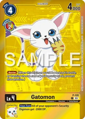 P-120 Gatomon (Digimon Adventure Box 2024) Single