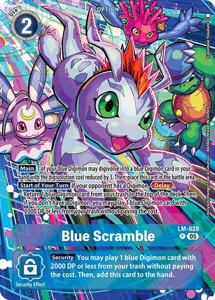 LM-028 Blue Scramble (Protector of Light Alternate Art) Single