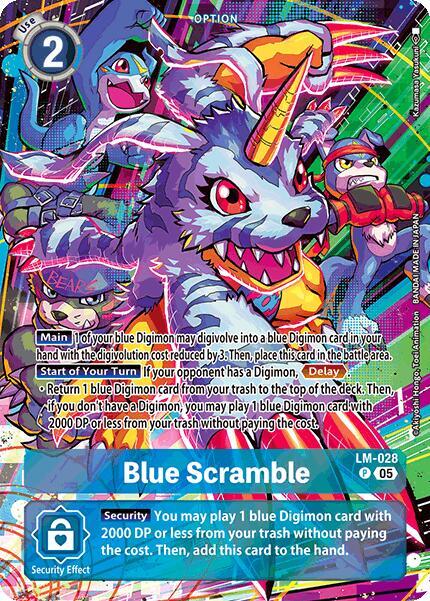 LM-028 Blue Scramble (Hero of Hope Alternate Art) Single