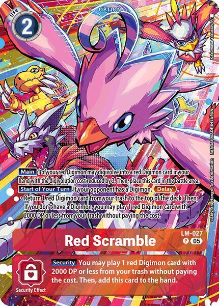LM-027 Red Scramble (Hero of Hope Alternate Art) Single