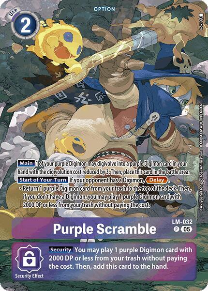 LM-032 Purple Scramble (Protector of Light Alternate Art) Single