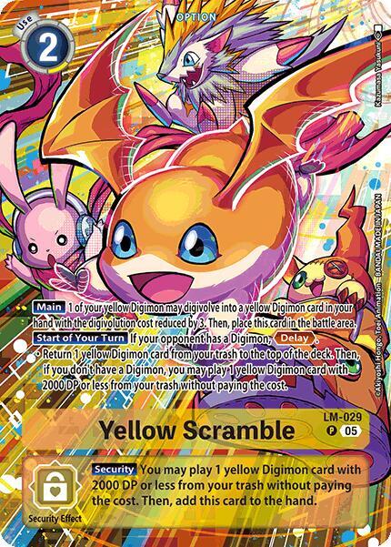 LM-029 Yellow Scramble (Hero of Hope Alternate Art) Single