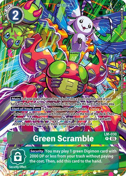 LM-030 Green Scramble (Protector of Light Alternate Art) Single