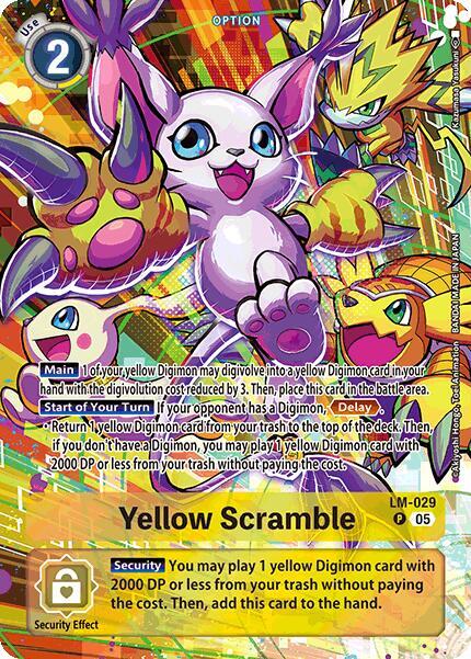 LM-029 Yellow Scramble (Protector of Light Alternate Art) Single