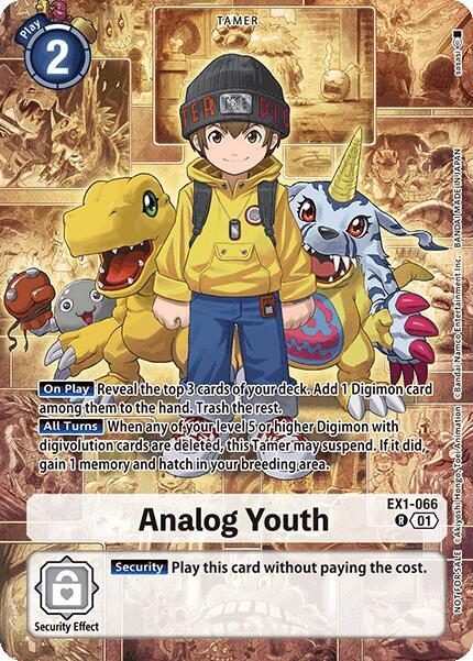 EX1-066 Analog Youth (Limited Card Pack) Single