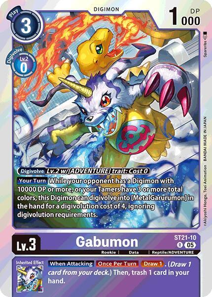 ST21-10 Gabumon Single
