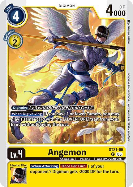 ST21-05 Angemon Single
