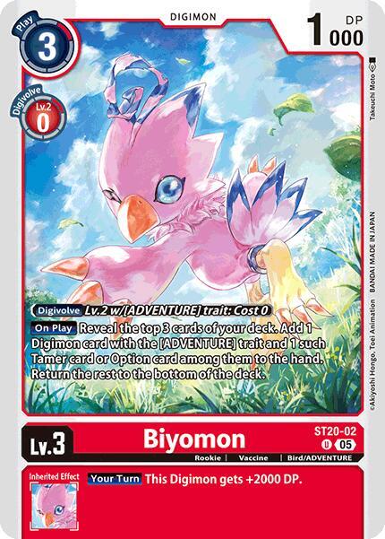 ST20-02 Biyomon Single