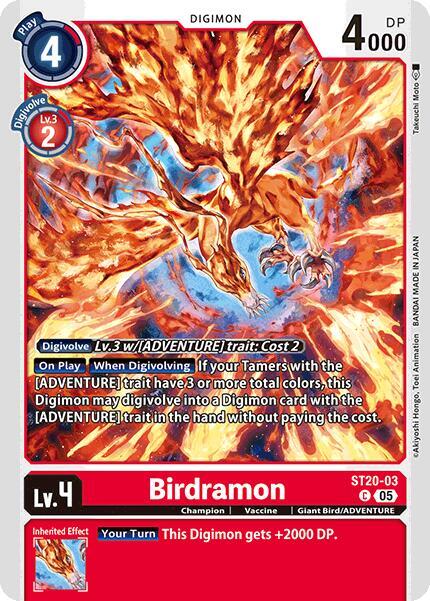 ST20-03 Birdramon Single