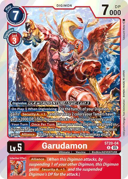 ST20-04 Garudamon Single
