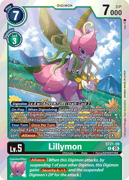 ST21-09 Lillymon Single
