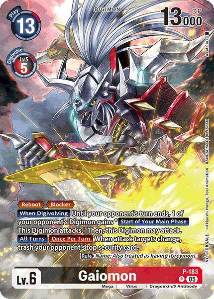 P-183 Gaiomon (BT-21: Illustration Celebration Pack) Single
