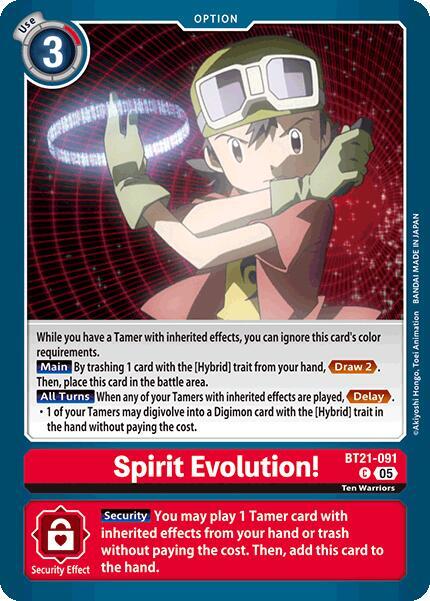 BT21-091 Spirit Evolution! Single