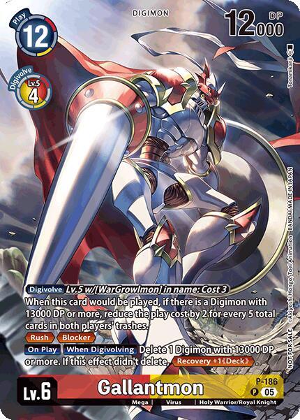 P-186 Gallantmon (BT-21: Illustration Celebration Pack) Single