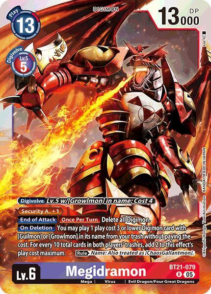 BT21-079 Megidramon Single